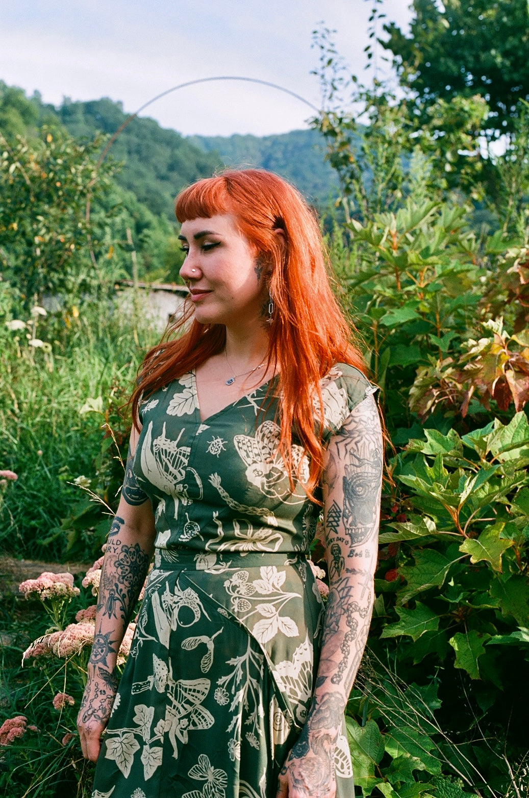 Xena Dress in Emerald Woodland Wonder Altar PDX Xena Dress in Emerald Woodland Wonder Altar PDX