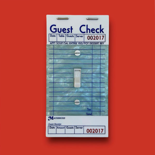 Guest Check Single Light Switch Cover Pre-Order