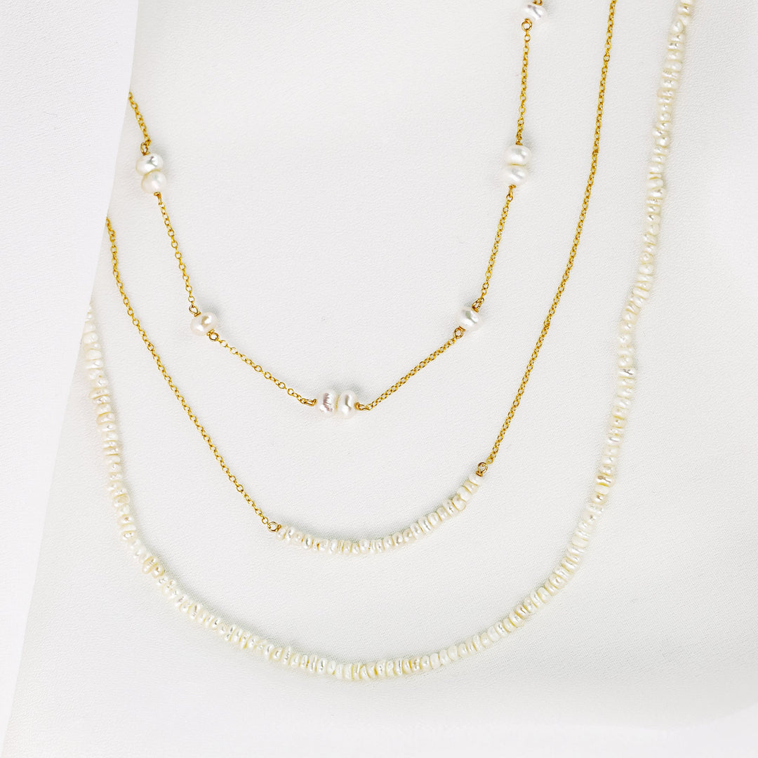 Naya Freshwater Pearl Satellite Necklace