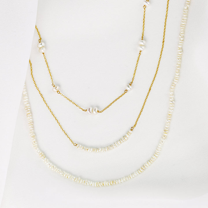 Naya Freshwater Pearl Satellite Necklace