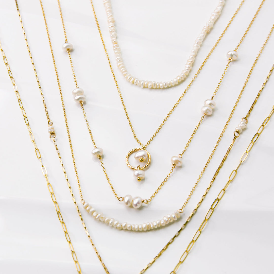 Naya Freshwater Pearl Satellite Necklace