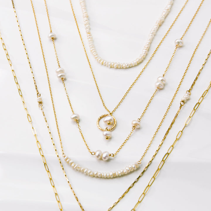 Naya Freshwater Pearl Satellite Necklace