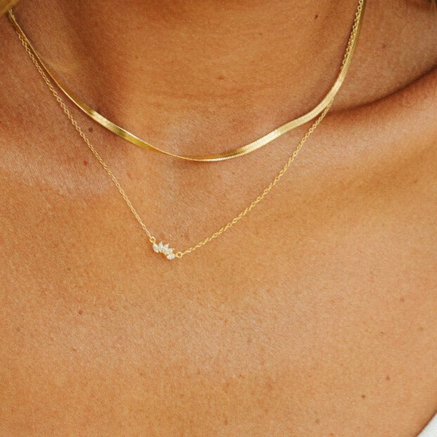 Angeline Herringbone Necklace