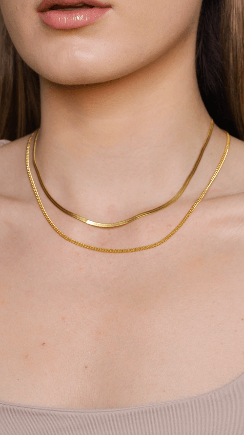 Angeline Herringbone Necklace