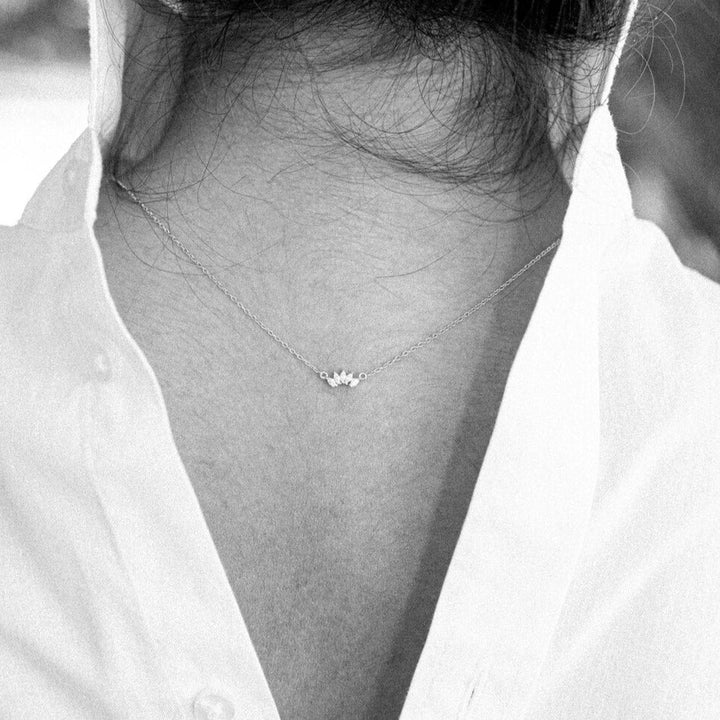 Arc CZ Necklace