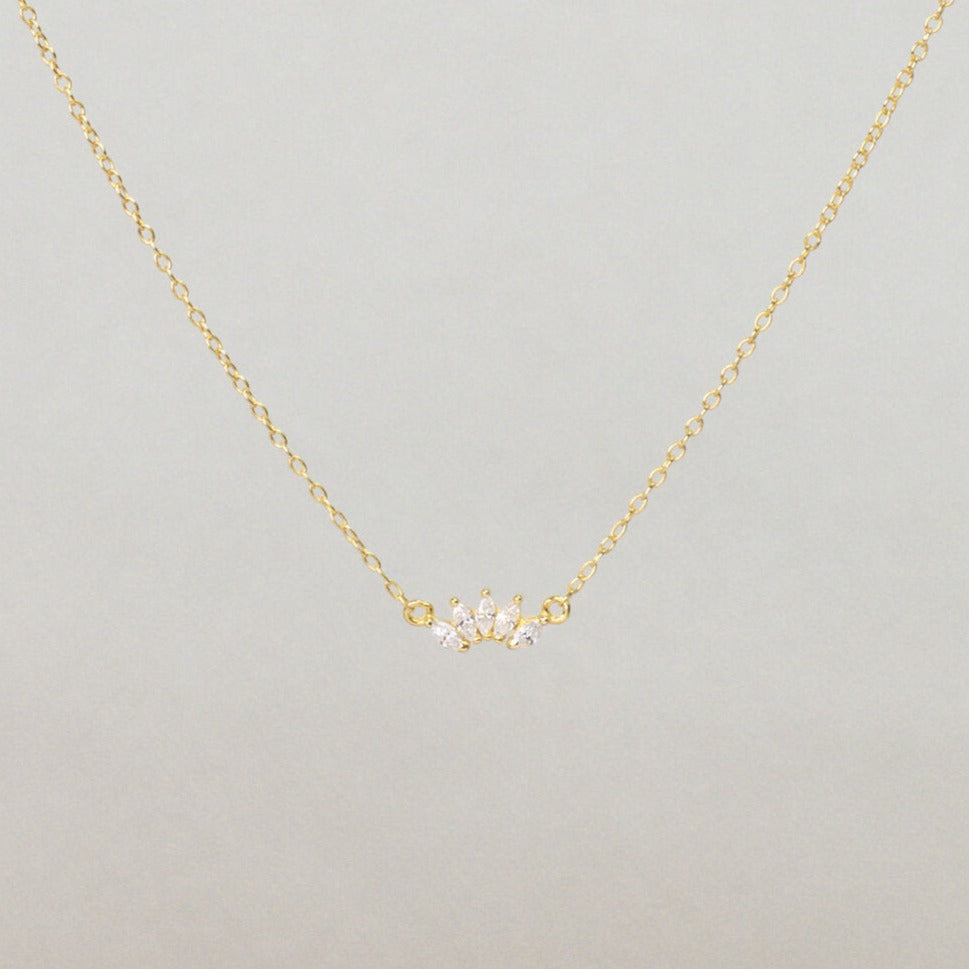 Arc CZ Necklace