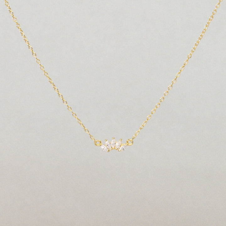 Arc CZ Necklace