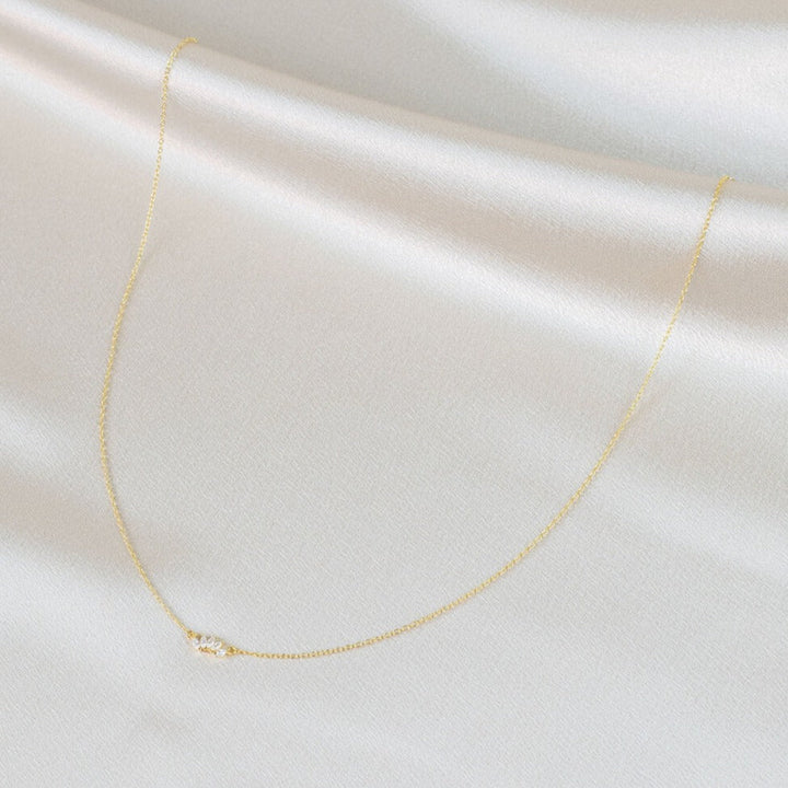 Arc CZ Necklace