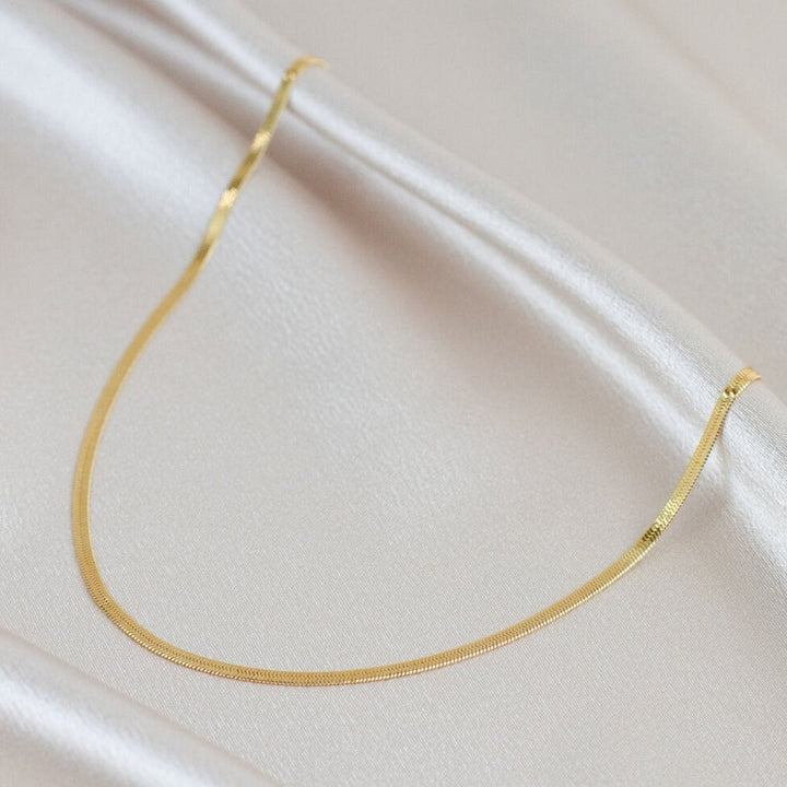 Angeline Herringbone Necklace