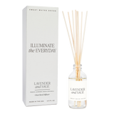 Lavender and Sage Clear Reed Diffuser