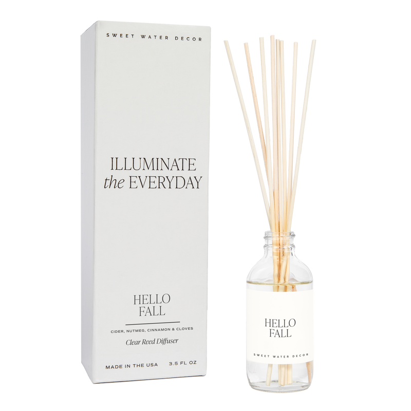 Hello Fall Clear Reed Diffuser