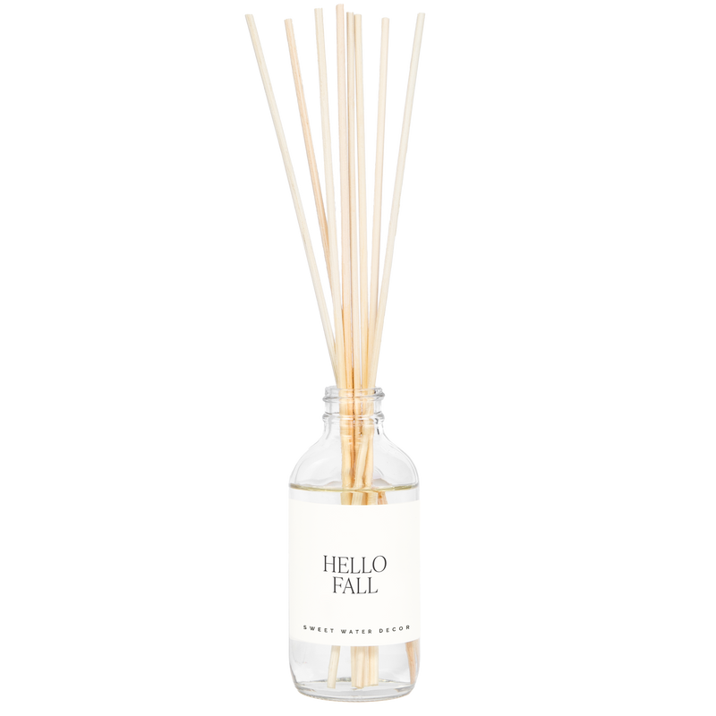 Hello Fall Clear Reed Diffuser