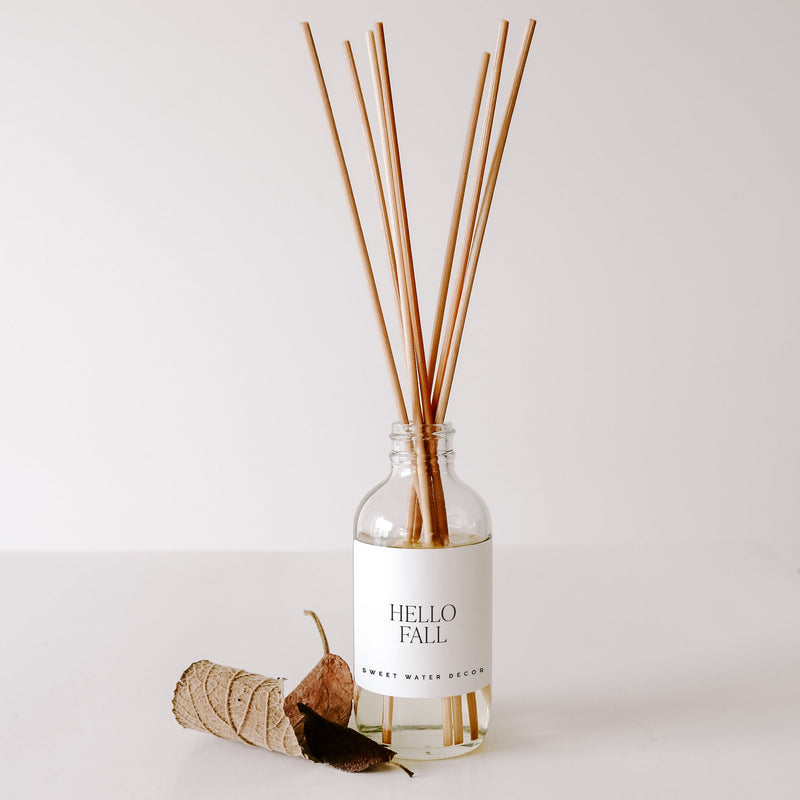 Hello Fall Clear Reed Diffuser