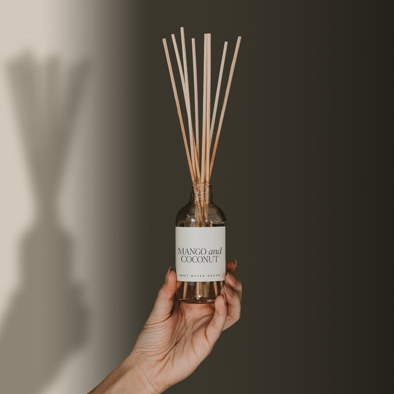 Mango and Coconut Clear Reed Diffuser