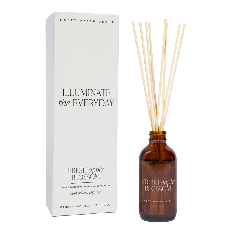 Fresh Apple Blossom Amber Reed Diffuser