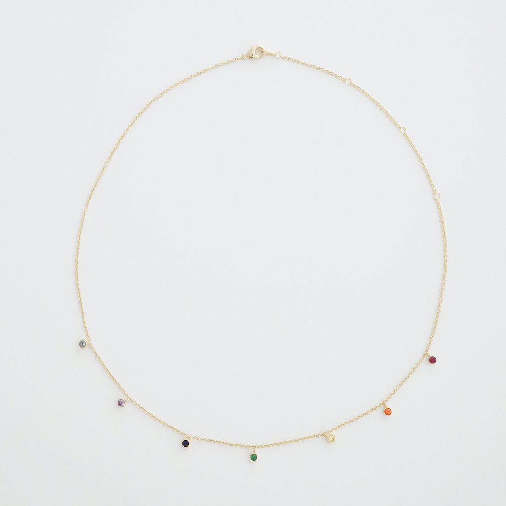 Rainbow Crystal Stardust Necklace