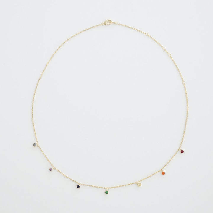Rainbow Crystal Stardust Necklace