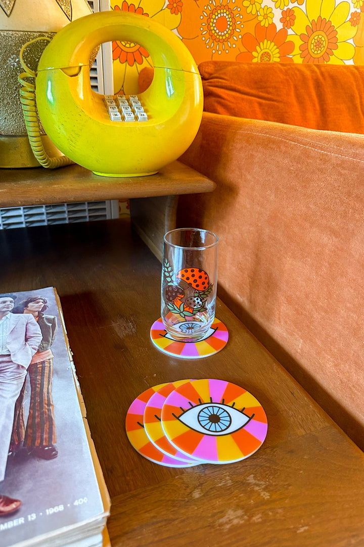 Rainbow Eye Coasters