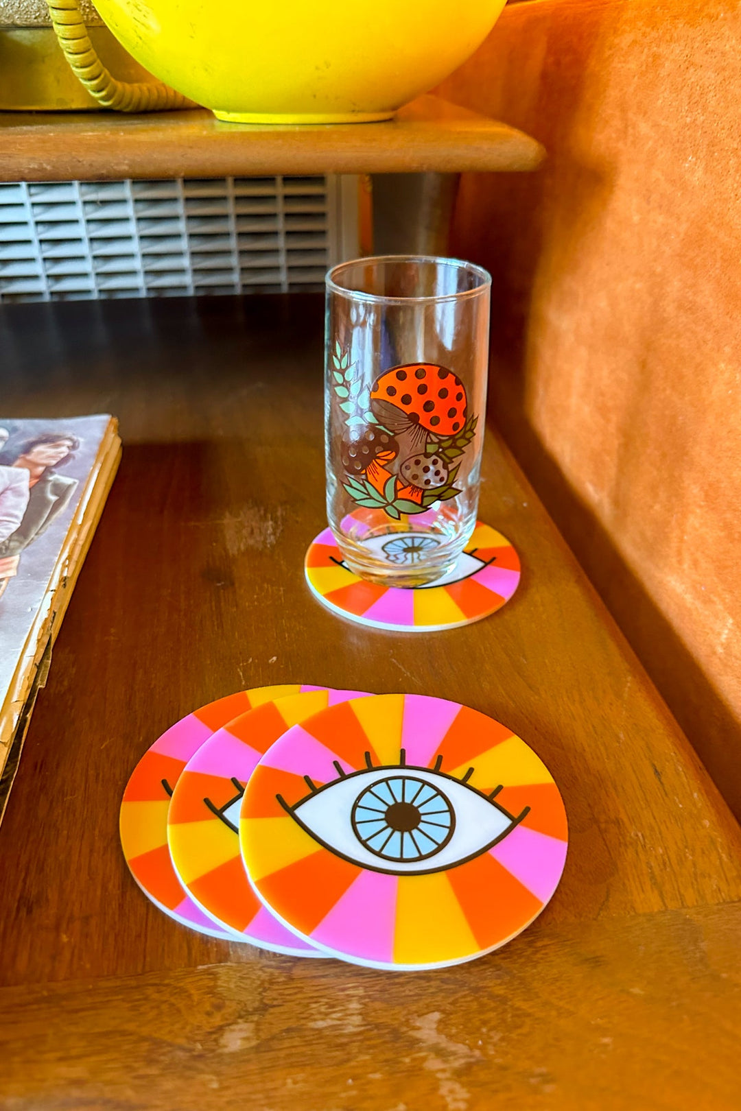 Rainbow Eye Coasters