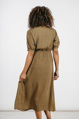 Reina Dress / Gold Geo