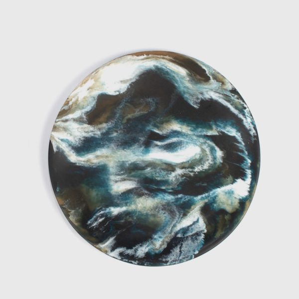 Geo Resin Circular Platter