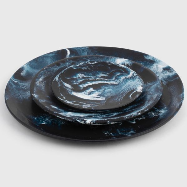 Ocean Resin Circular Platter