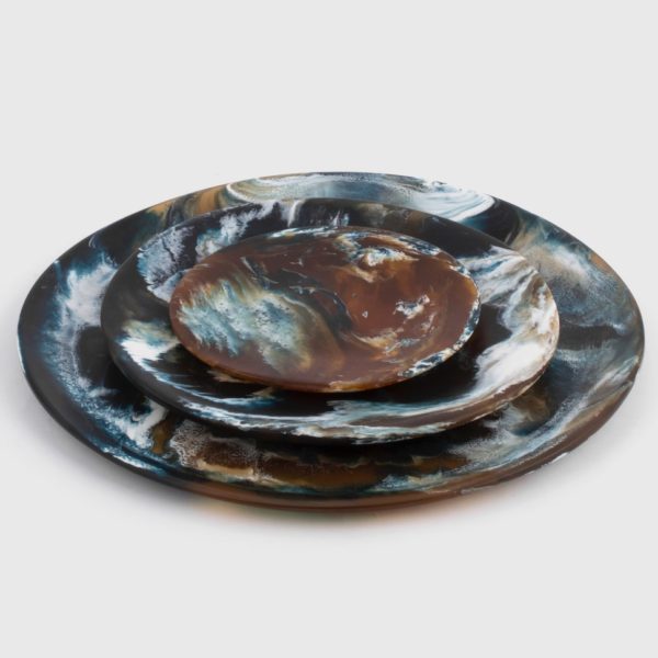 Geo Resin Circular Platter