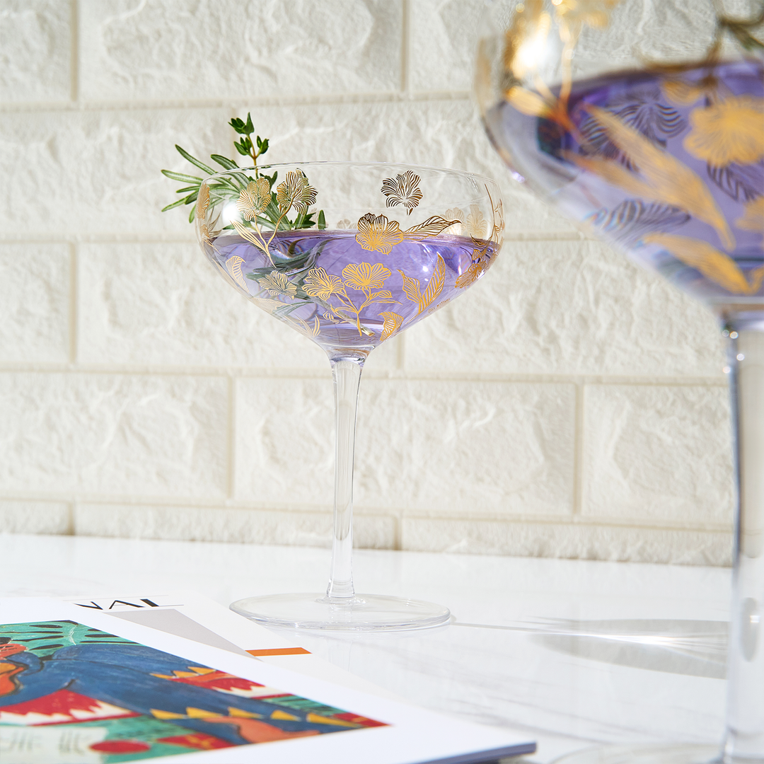 Trevi Champagne Coupe, Cocktail Glassware, Set of 2