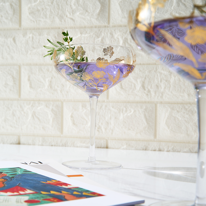 Trevi Champagne Coupe, Cocktail Glassware, Set of 2