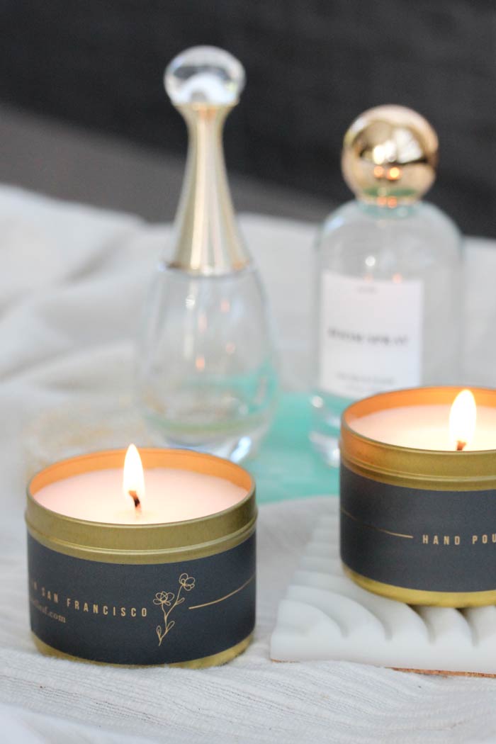 Wild Berry Absinthe Gold Tin Candle