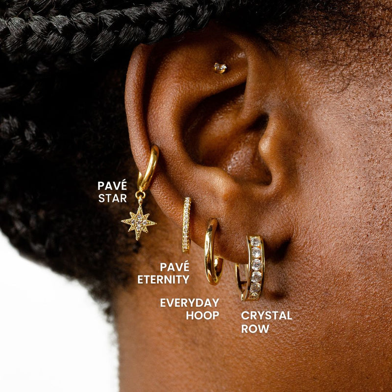 Everyday Post Hoop Earrings