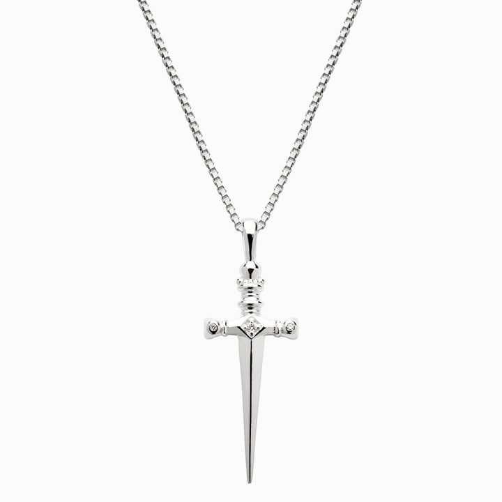Diamond Sword Necklace