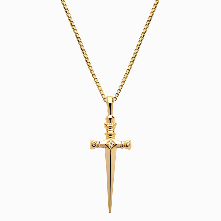 Diamond Sword Necklace