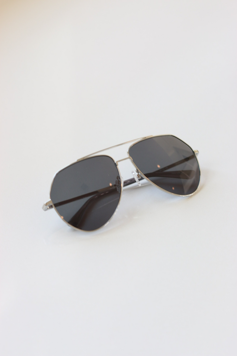 Sail Silver Aviator Sunglasses