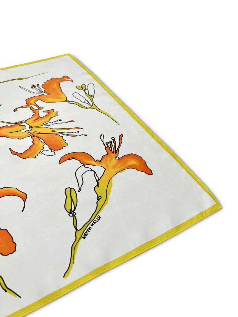 Tiger Lily Silk Scarf