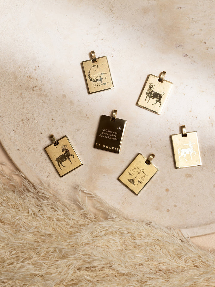 Zodiac Necklace • All Signs {Gold}