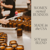 Salt and Sea Soy Candle - Amber Jar - 9 oz