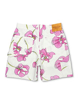 Pink Orchid Canvas Shorts