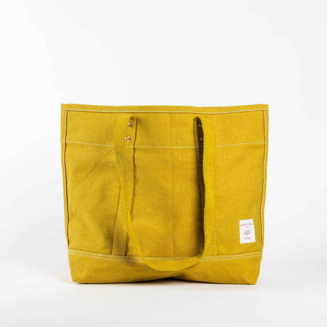 Small East West Tote | Chartreuse