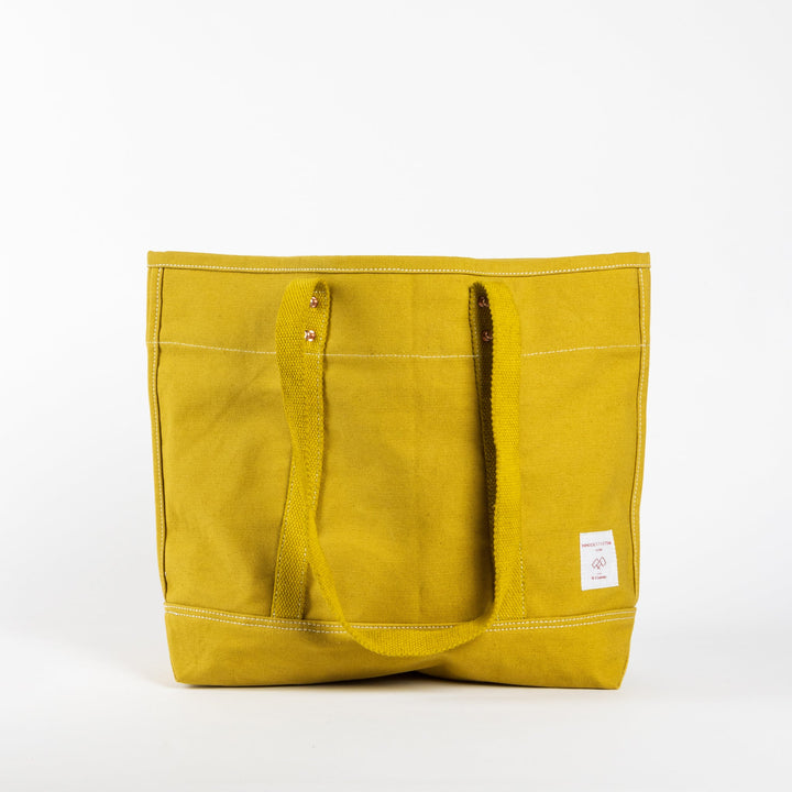 Small East West Tote | Chartreuse