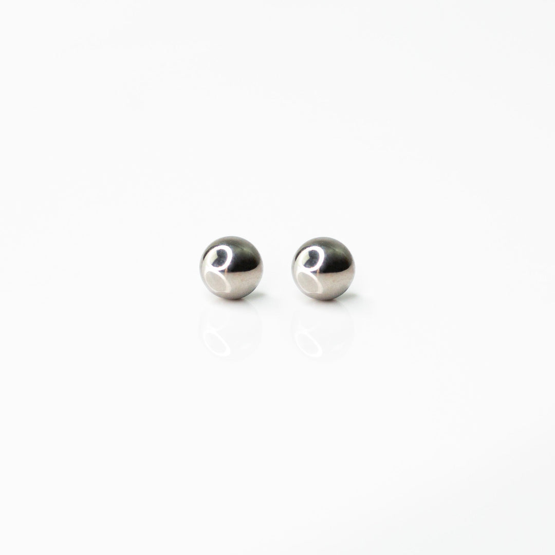 Sphere Flat Back Sleeper Earrings