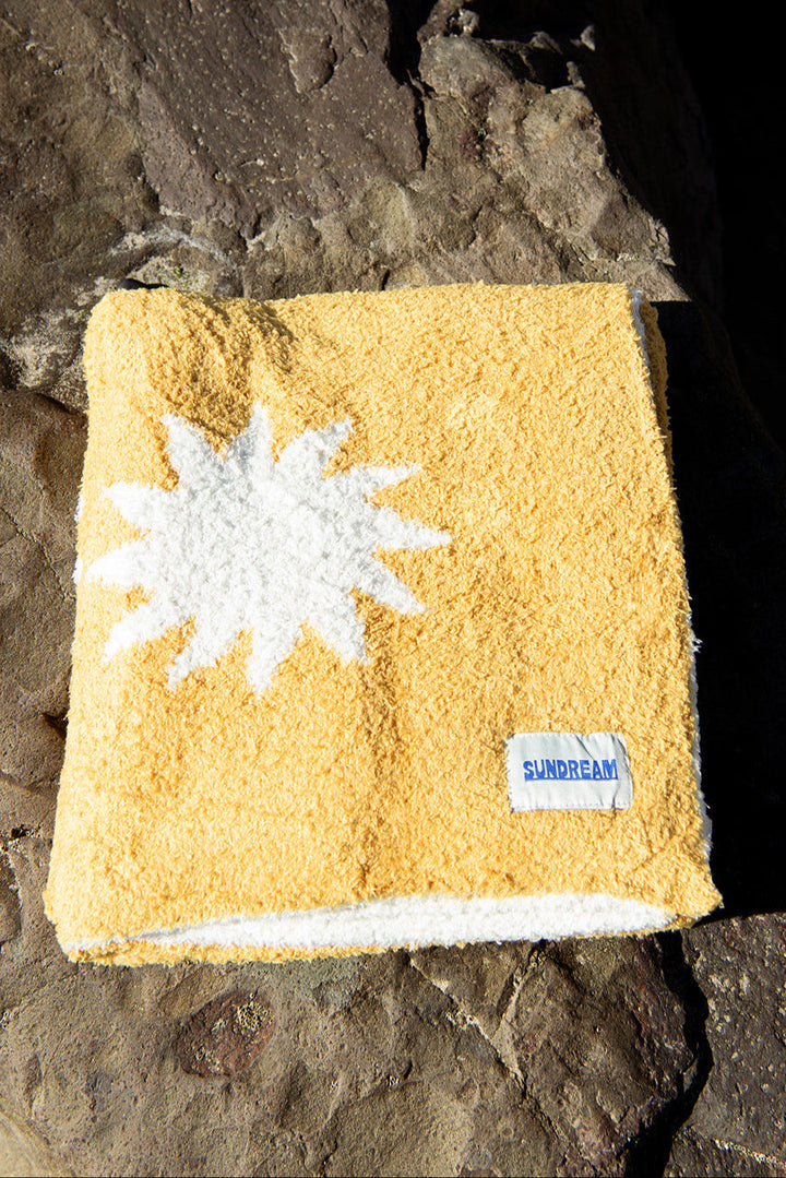 Sun Plush Throw - Marigold