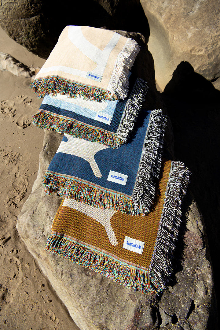 Horizon Heritage Woven Throw - Ocean