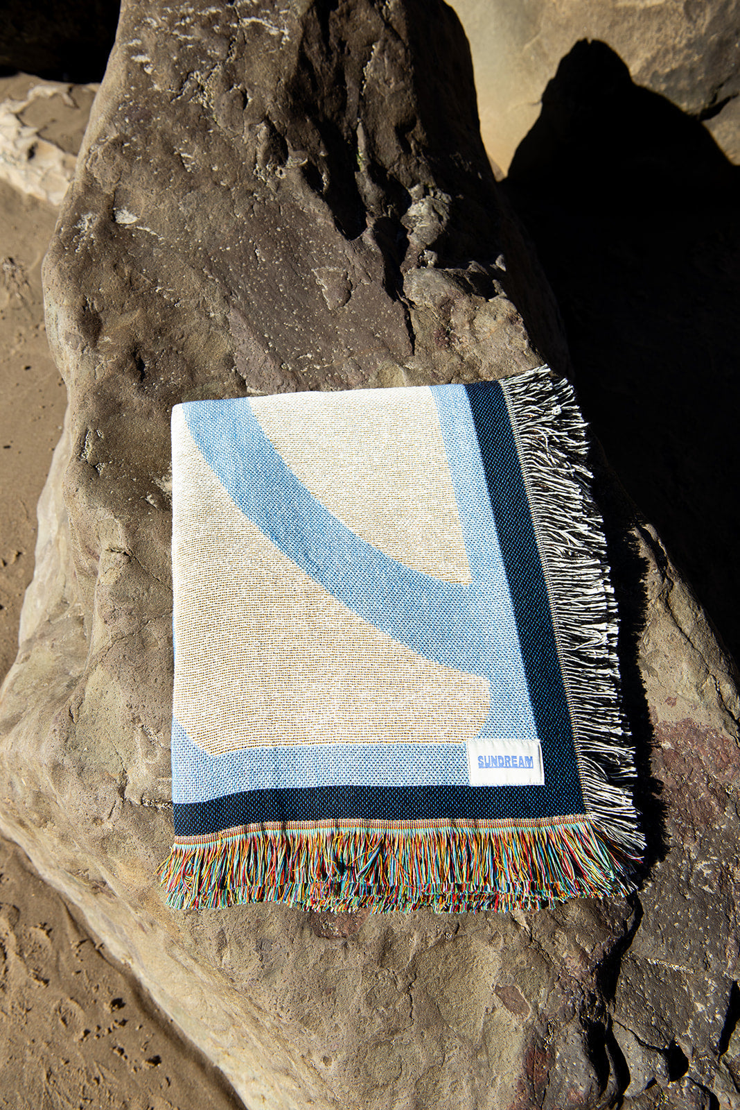 Horizon Heritage Woven Throw - Ocean