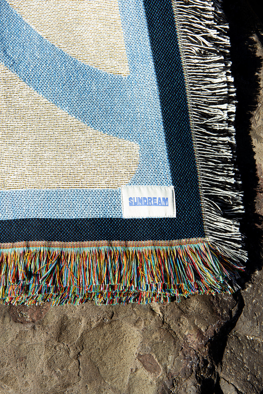 Horizon Heritage Woven Throw - Ocean