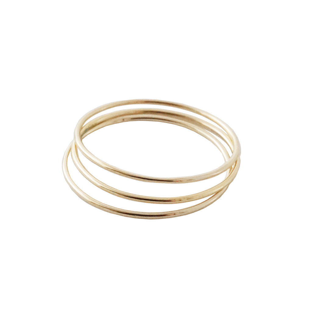 Super Skinny Stacking Ring Trio