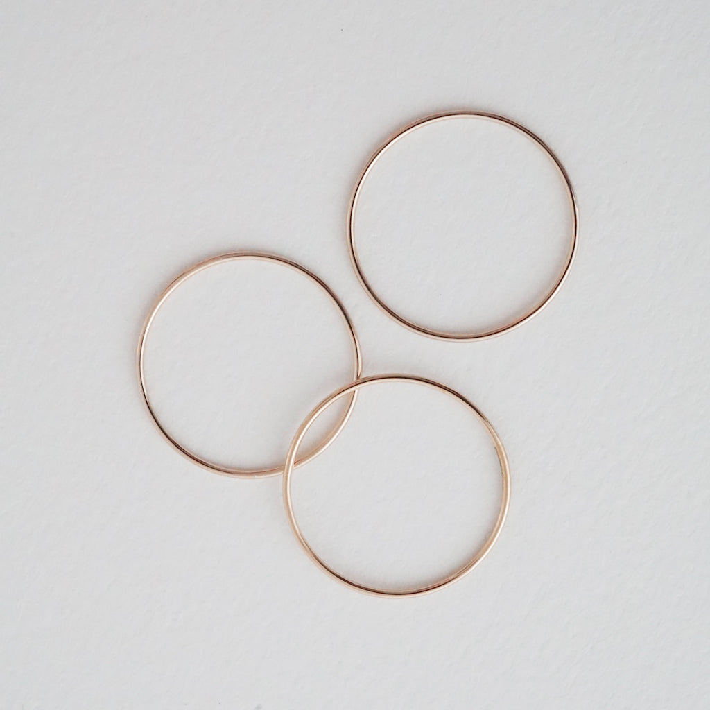 Super Skinny Stacking Ring Trio