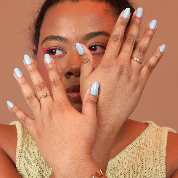 Hand Carved 14k Yellow Gold Kaleidoscope Sapphire Ring - Size 7 - One of a Kind