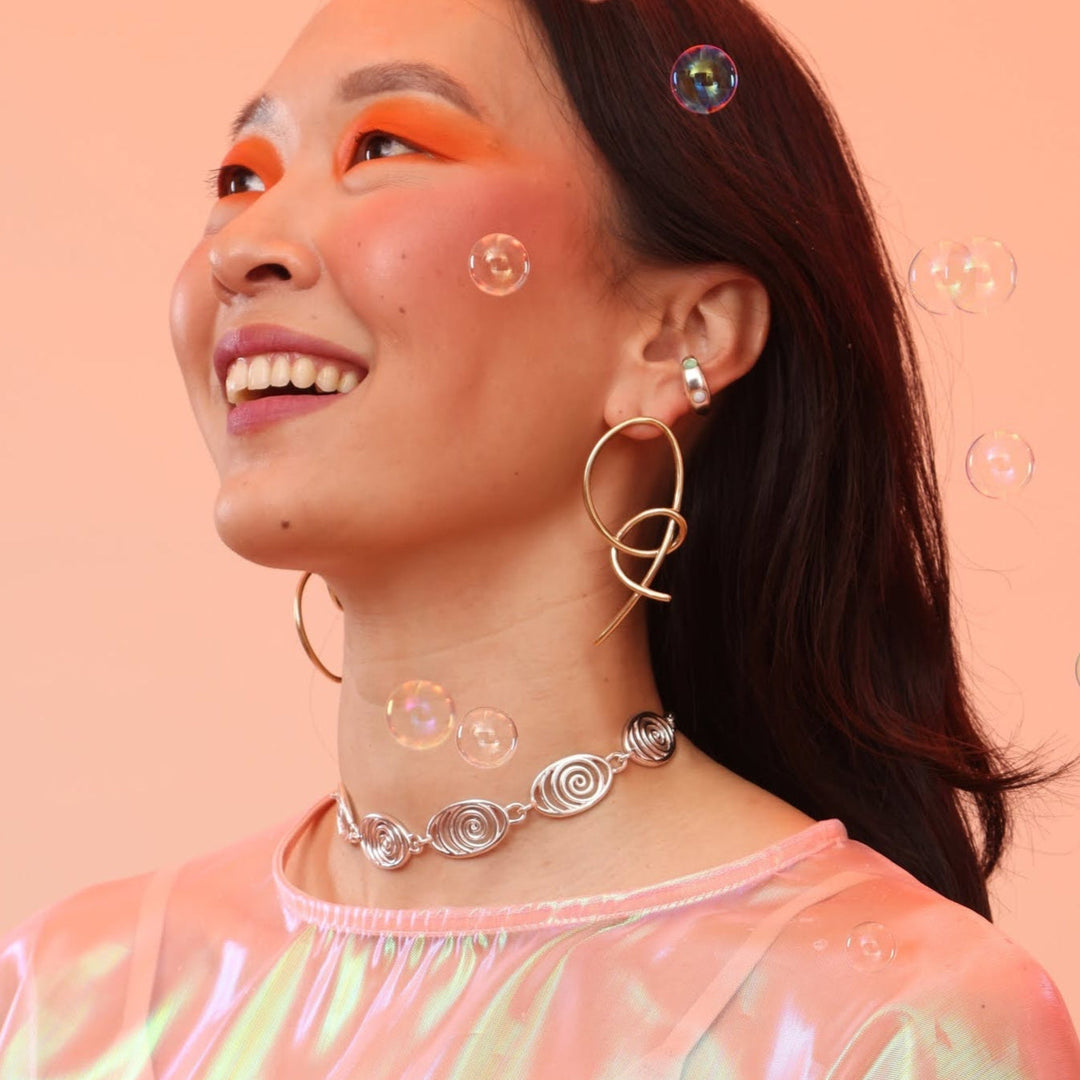 Spiral Infinity Necklace