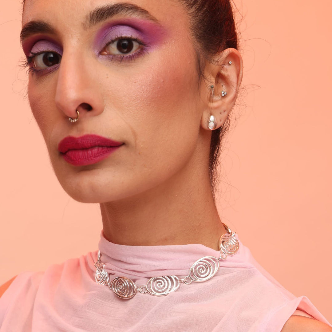 Spiral Infinity Necklace